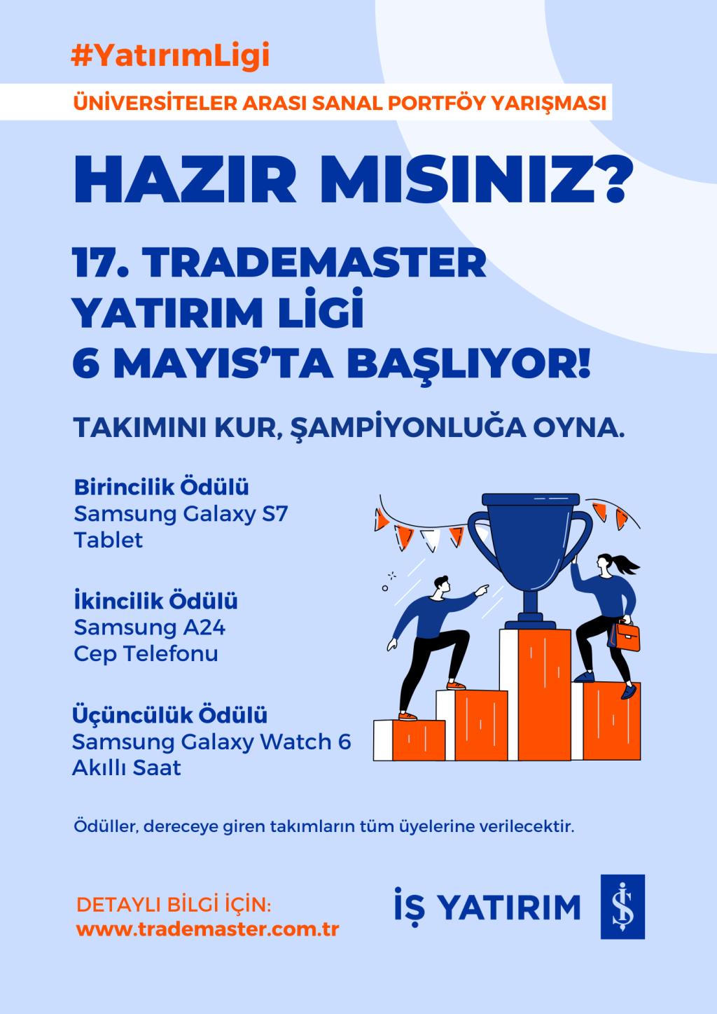 17. TradeMaster Yatırım Ligi Başvuruları Başladı